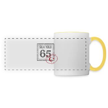 Van - Panoramic Mug - white/yellow - Front
