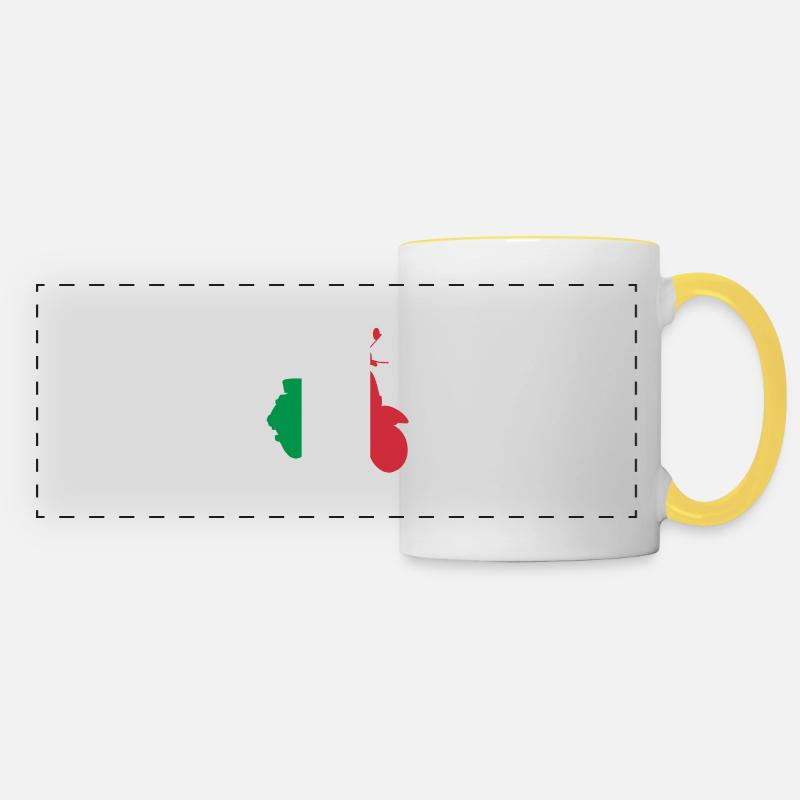 Wantodrive - Panoramic Mug - white/yellow