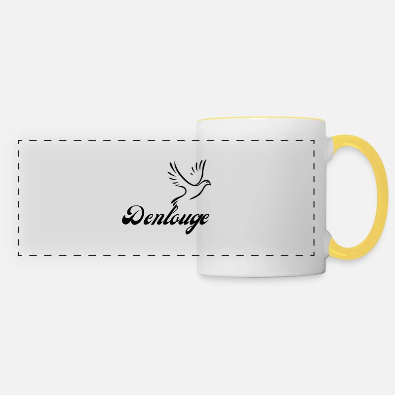 Denlouge - Panoramic Mug - white/yellow