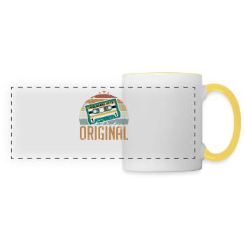 Born in November 1997 Retro - Panoramic Mug - white/yellow - Front