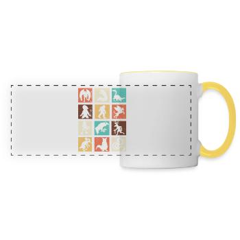 Cryptid Monsters - Panoramic Mug - white/yellow - Front