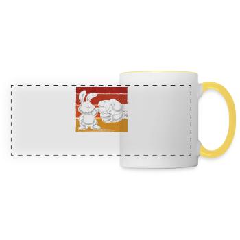 Best Bunny Brother Ever - Panoramic Mug - white/yellow - Front