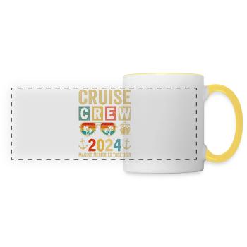 Cruise Crew 2024 - Panoramatasse - Weiß/Gelb - Vorne