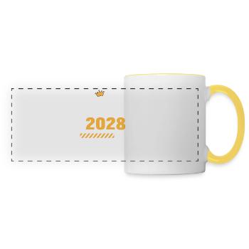 Oma 2028 Loading - Panoramatasse - Weiß/Gelb - Vorne