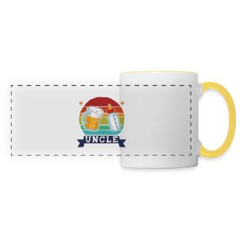 First Time Uncle 2028 - Panoramic Mug - white/yellow - Front