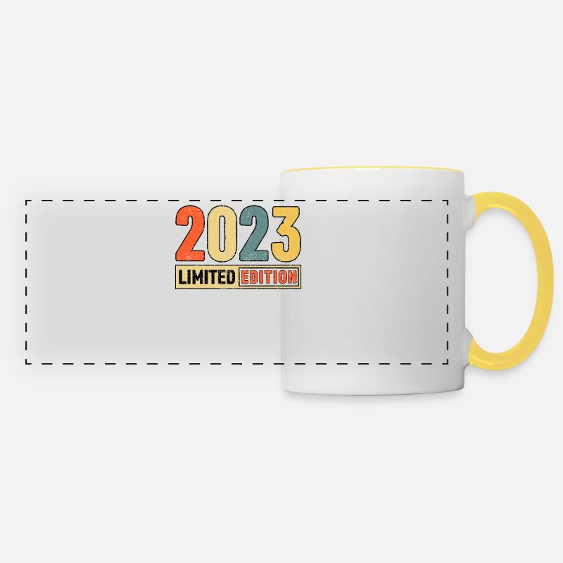 Limited Edition 2023 - Panoramatasse - Weiß/Gelb
