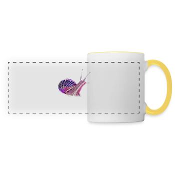 slug - Panoramic Mug - white/yellow - Front