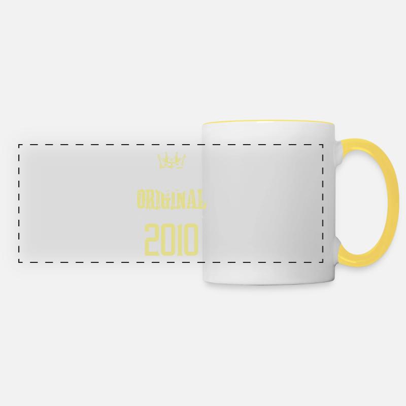 2010 limited edition - Panoramic Mug - white/yellow