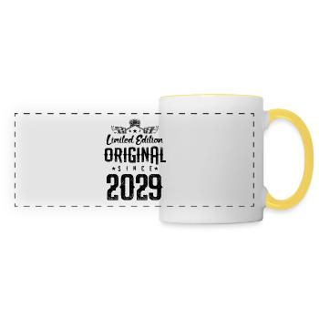 2029 limited edition - Panoramic Mug - white/yellow - Front