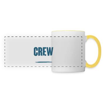 Équipe de cuisine - Mug panoramique contrasté et blanc - blanc/jaune - Devant