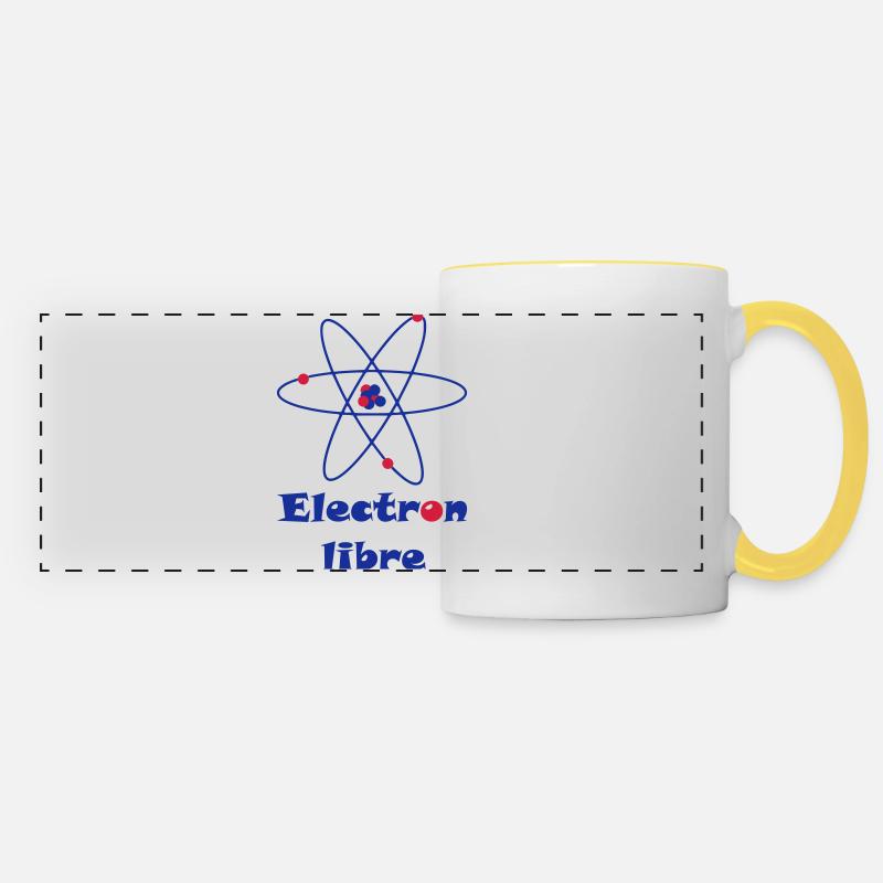 Electron Libre - Panoramatasse - Weiß/Gelb