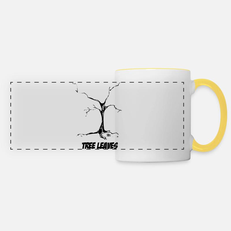 Tree - Panoramic Mug - white/yellow