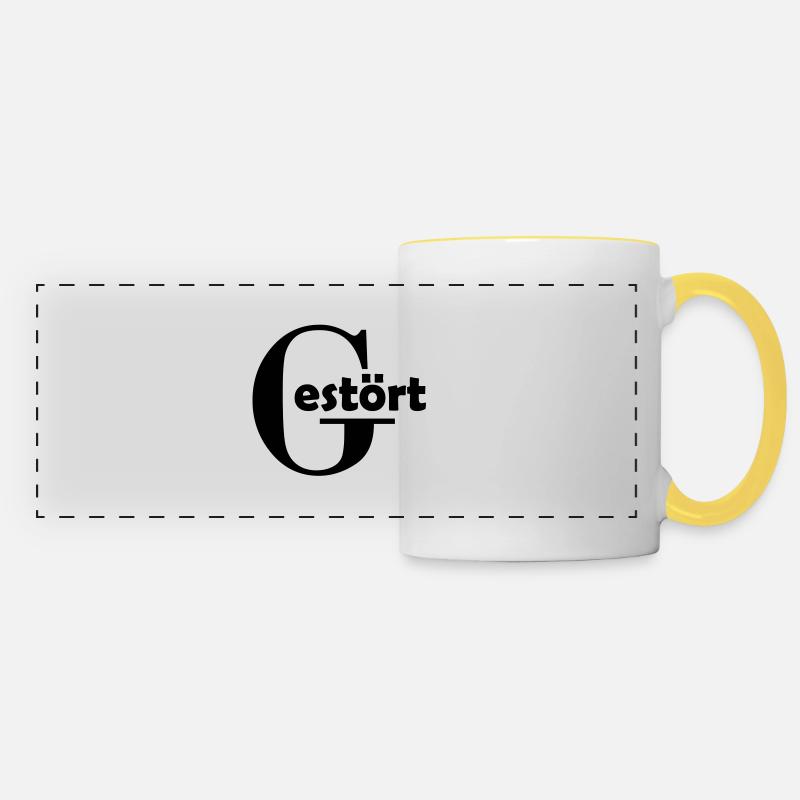 Disturbed - Panoramic Mug - white/yellow