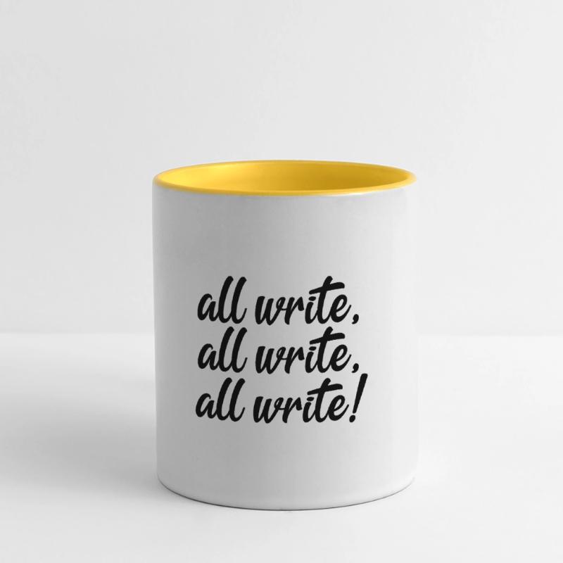 All Write! All Write! All Write! Panoramic Mug