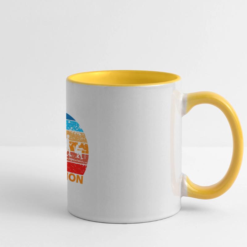 Evolution de l’informatique informatique Informatique Computer Science Computer Nerds Mug panoramique contrasté et blanc