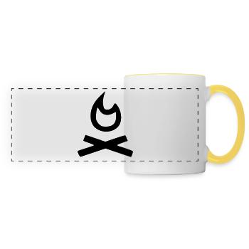 campfire - Panoramic Mug - white/yellow - Front