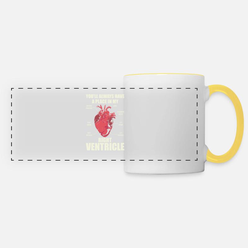 Rescue Service -Right Ventricle - Panoramic Mug - white/yellow