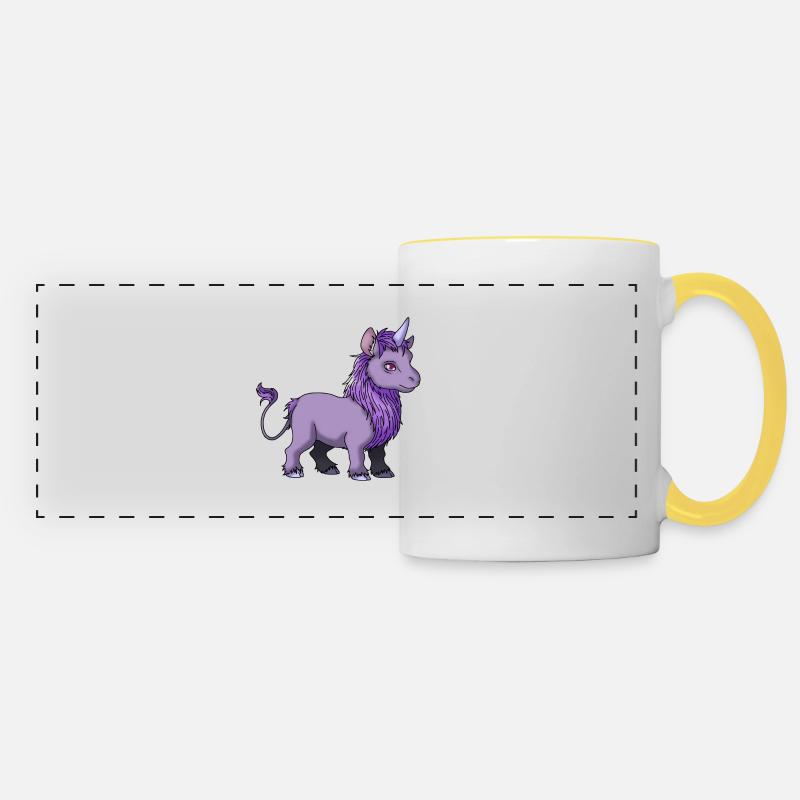 Cornillon - Panoramatasse - Weiß/Gelb