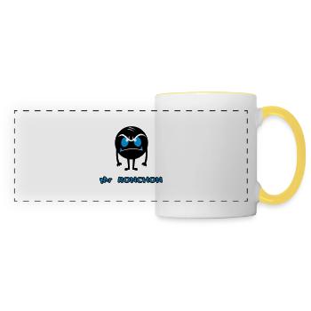 mr_ronchon - Mug panoramique contrasté et blanc - blanc/jaune - Devant