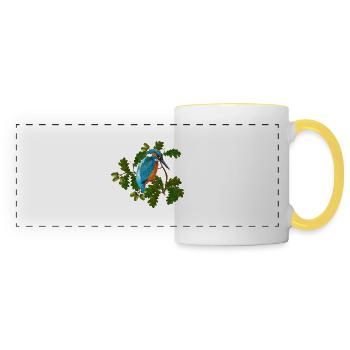 Bird - Panoramic Mug - white/yellow - Front