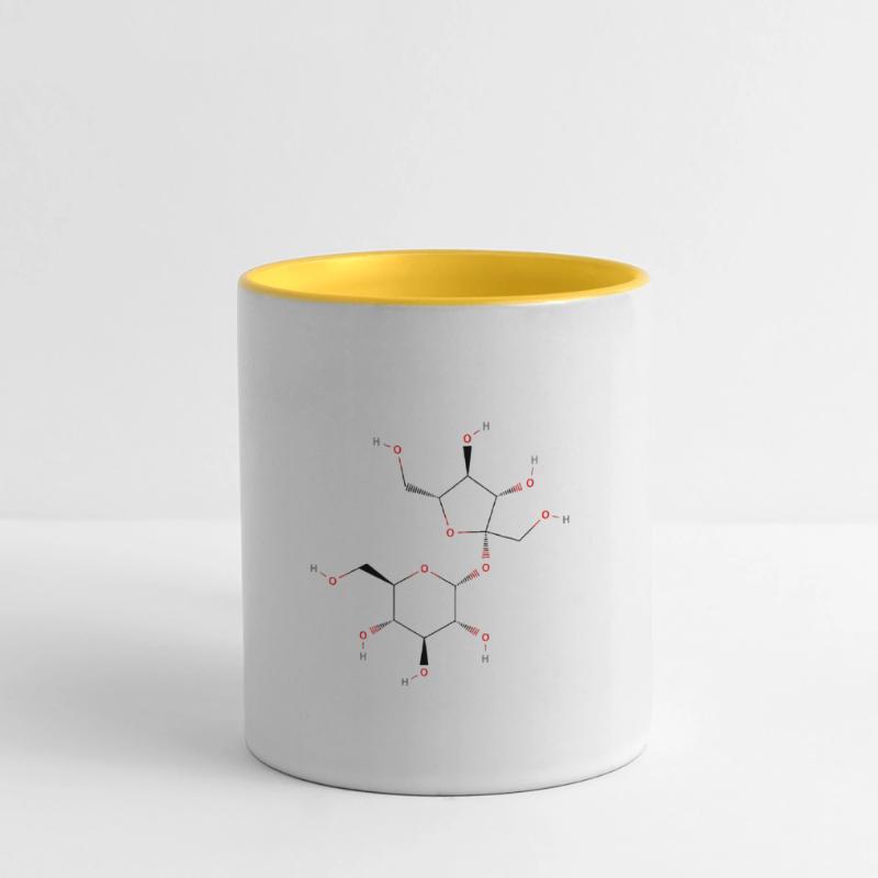 Sugar Molecule - Colored Structural Formula Panoramic Mug