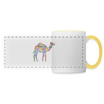 camel - Panoramic Mug - white/yellow - Front
