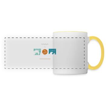SUMMER SESSION - Panoramic Mug - white/yellow - Front