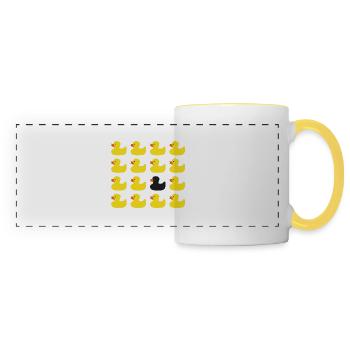 Rubber duck - Panoramic Mug - white/yellow - Front