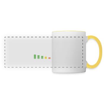 Thank you Master for this year - Panoramic Mug - white/yellow - Front