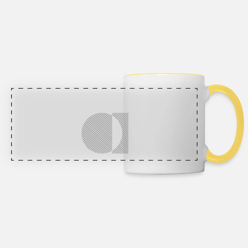 Bauhaus Jazz - Panoramic Mug - white/yellow