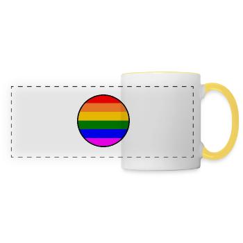 Lgbt - Panoramatasse - Weiß/Gelb - Vorne