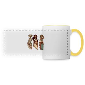 Women of the World - Panoramic Mug - white/yellow - Front