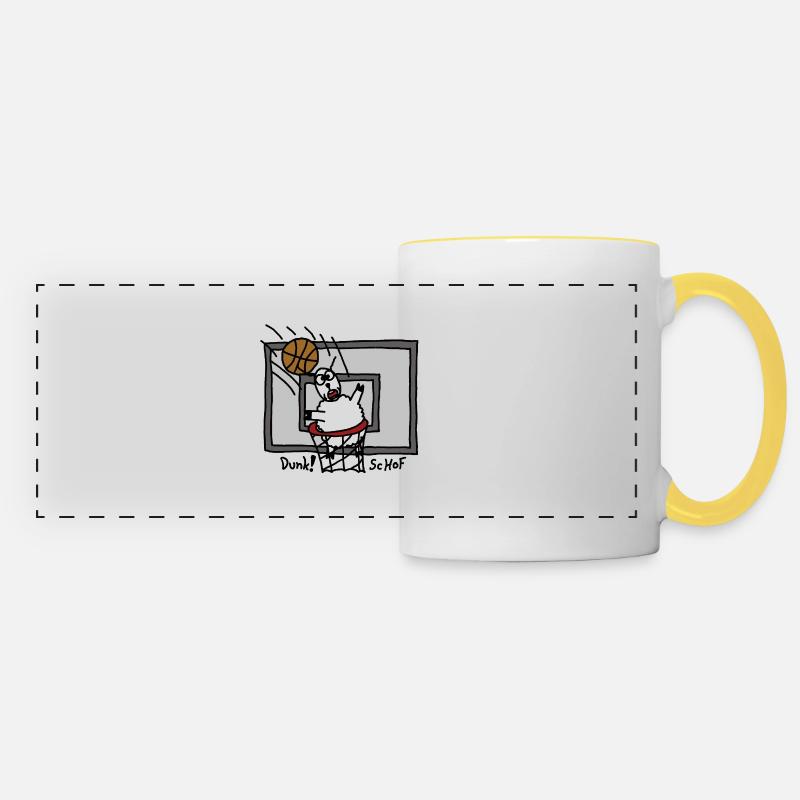 Dunk ScHoF - Panoramic Mug - white/yellow