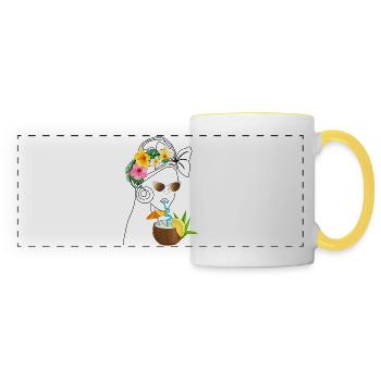 Club Tropicana - Panoramic Mug - white/yellow - Front