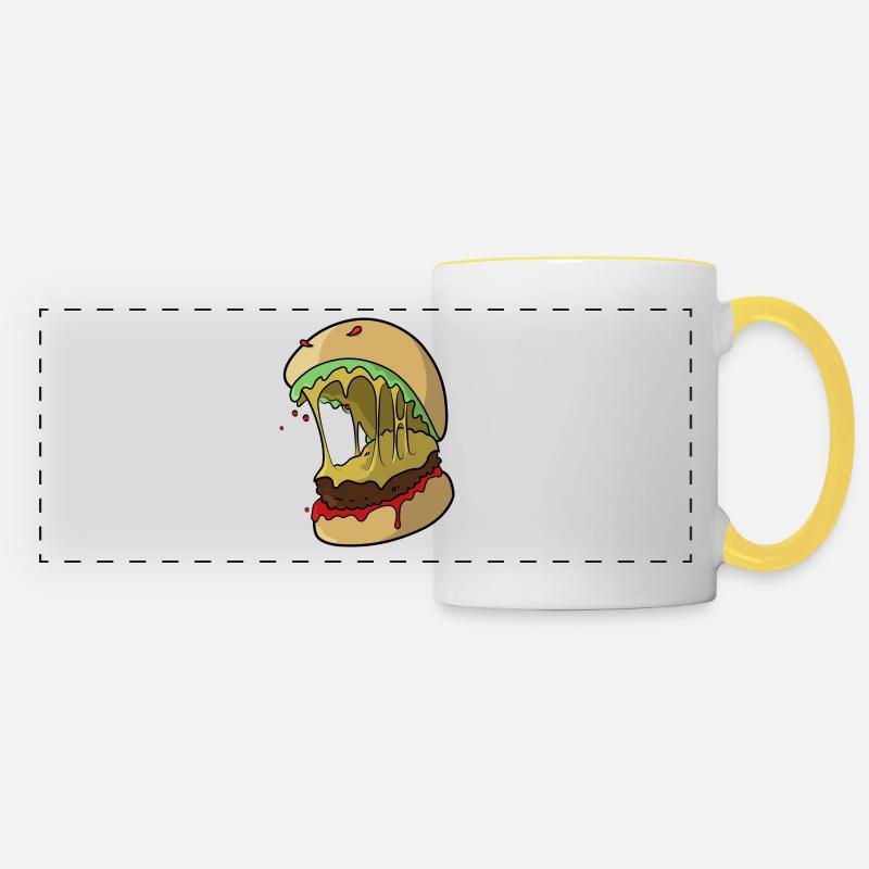 Frankenburger - Panoramic Mug - white/yellow