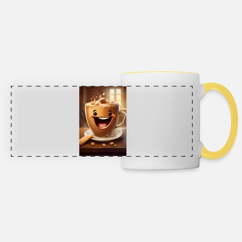 Cocoa Poster - Panoramic Mug - white/yellow