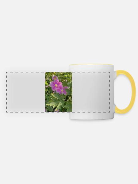 HERBST-ANEMONEN - Panoramatasse - Weiß/Gelb