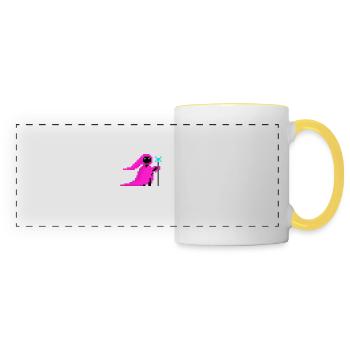 Magician pink - Panoramic Mug - white/yellow - Front
