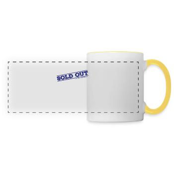 Couples Sold Out BF - Panoramic Mug - white/yellow - Front