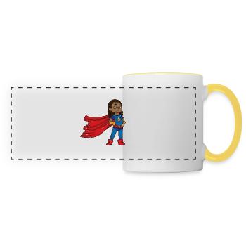 Super Hero Jaris - Panoramatasse - Weiß/Gelb - Vorne