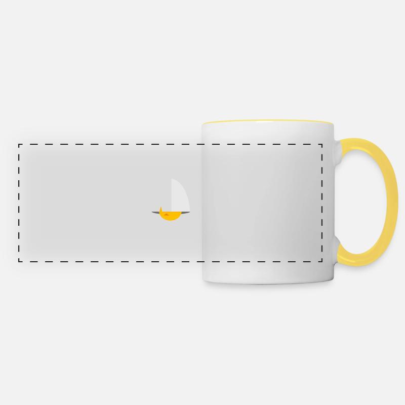 Calimero - chick - Panoramic Mug - white/yellow