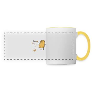Pee-nut - Panoramic Mug - white/yellow - Front