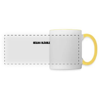 Holy Blächle - Panoramic Mug - white/yellow - Front