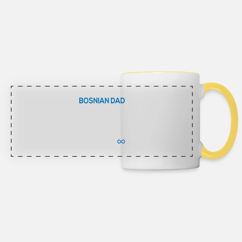 Babo Nutritional facts BytheManzanitas - Panoramic Mug - white/yellow
