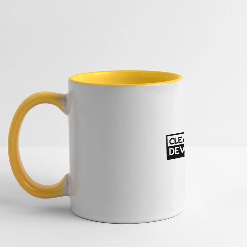 Clean Code Entwickler Coder Programmierer Geschenk Panoramatasse