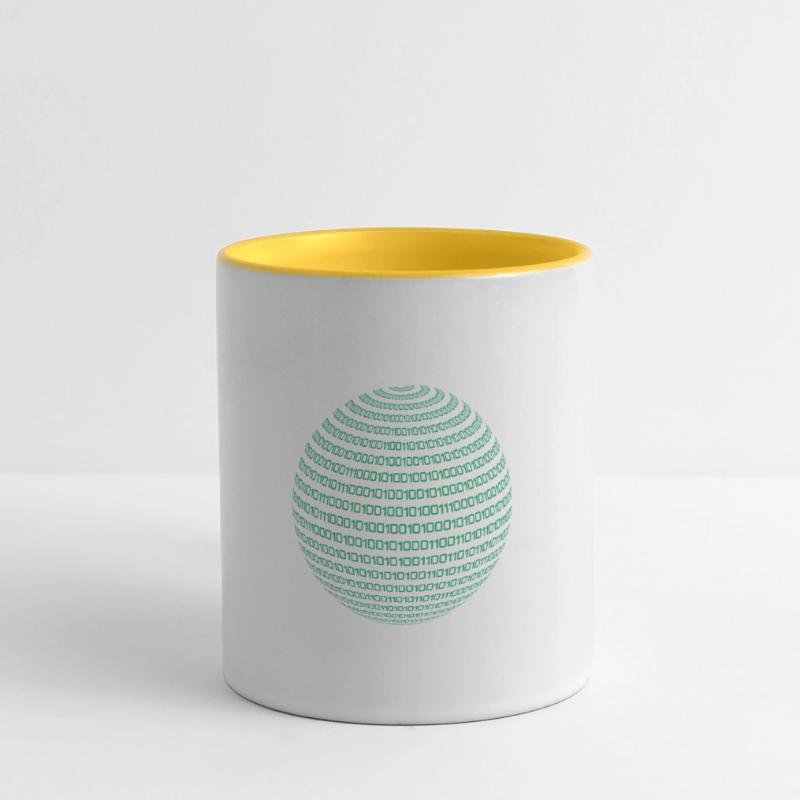 Binärcode Code Informatik Nerd Student Geschenk Panoramatasse