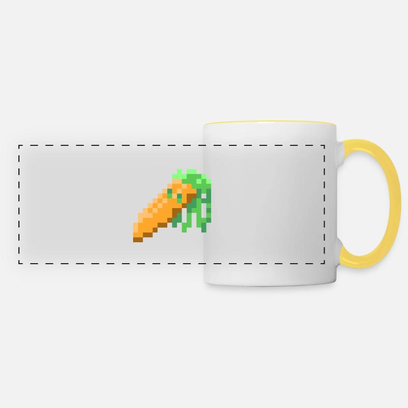 Carrot - Panoramic Mug - white/yellow