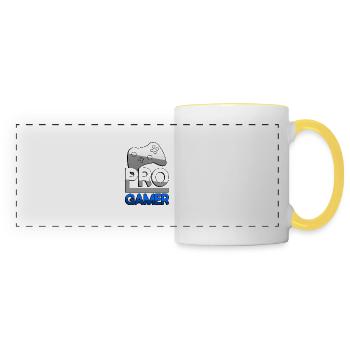 PRO GAMER (Blau) + Controller - Gaming - Panoramatasse - Weiß/Gelb - Vorne