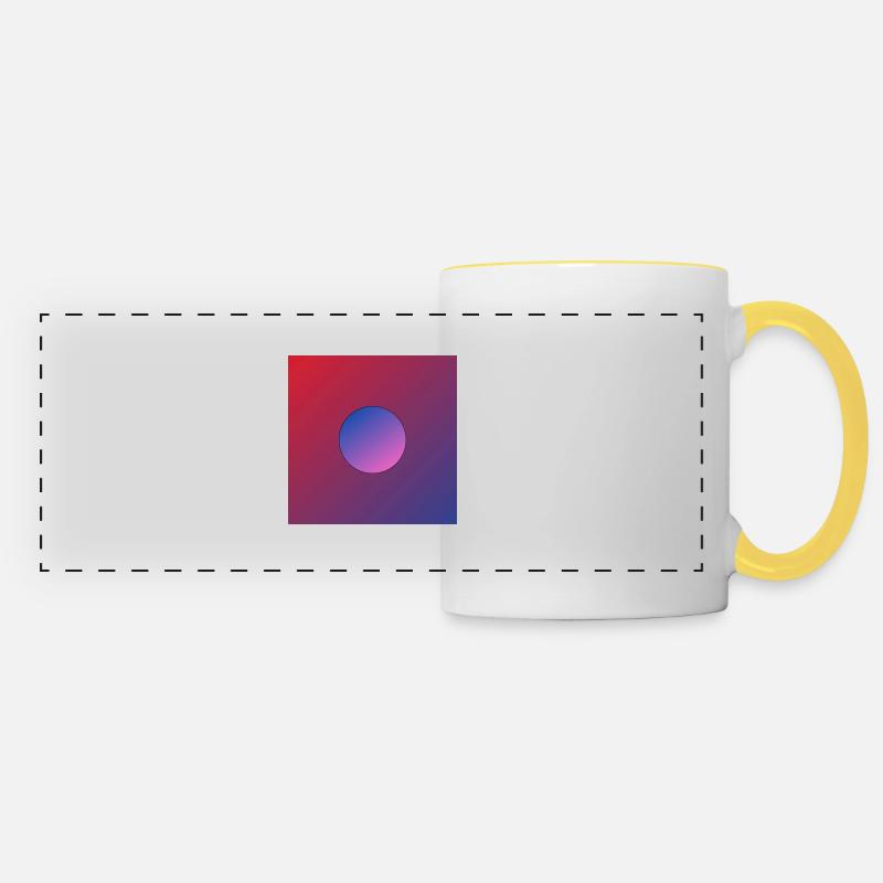 Ball - Panoramic Mug - white/yellow