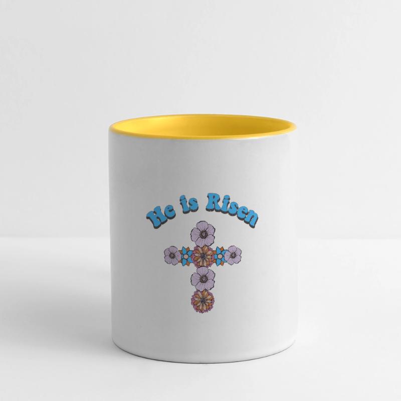 Happy Easter Easter Easter Egg Easter Celebration Easter Panoramic Mug